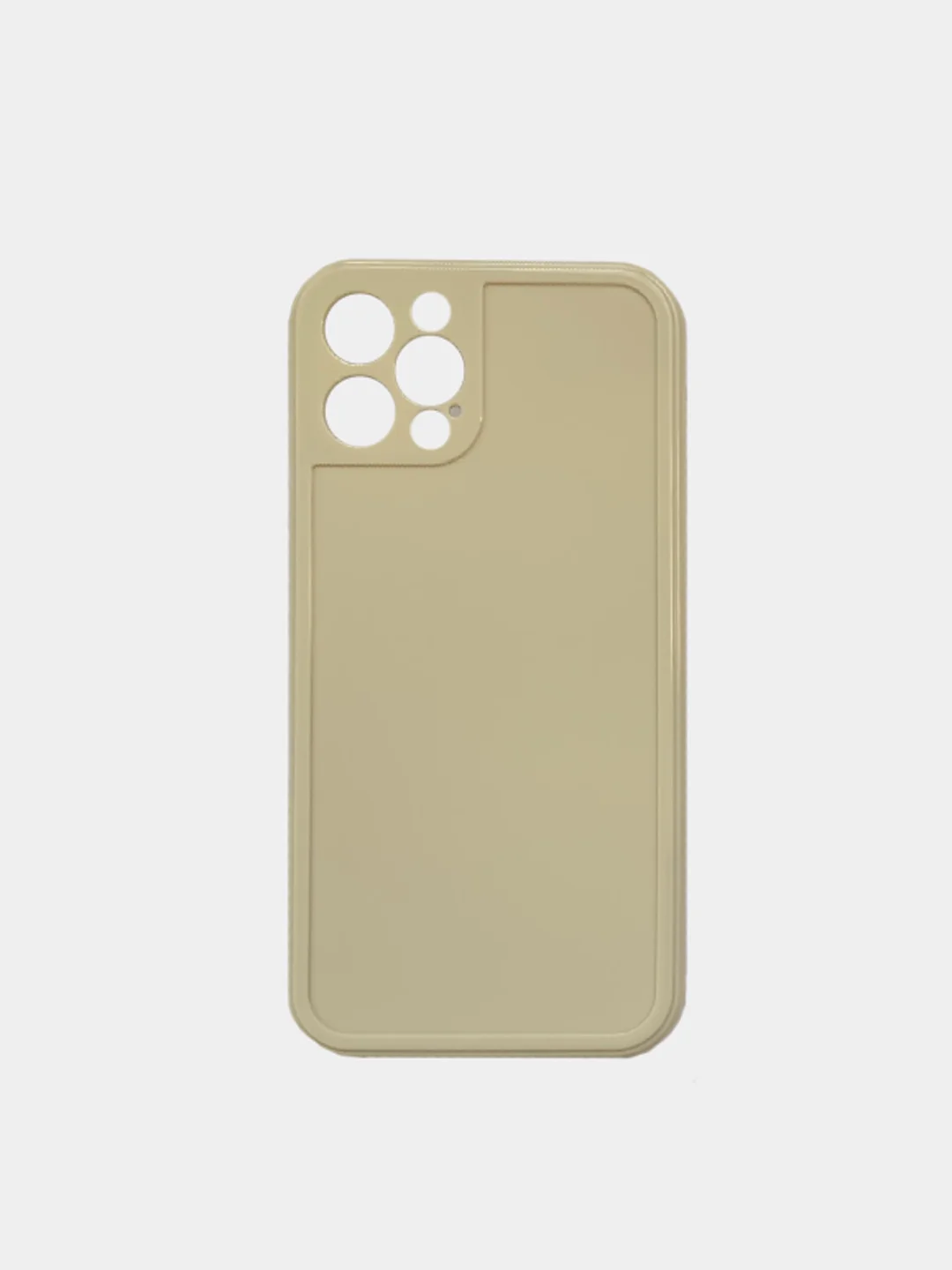 Бежевый силиконовый глянцевый чехол для iPhone 12, 12 Pro, 12 mini, 11, 11 Pro, XR