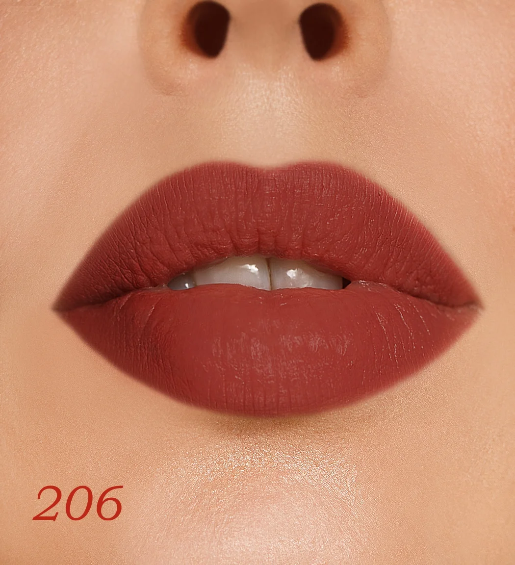 Терракотовый карандаш для губ LUXVISAGE PIN-UP ultra matt