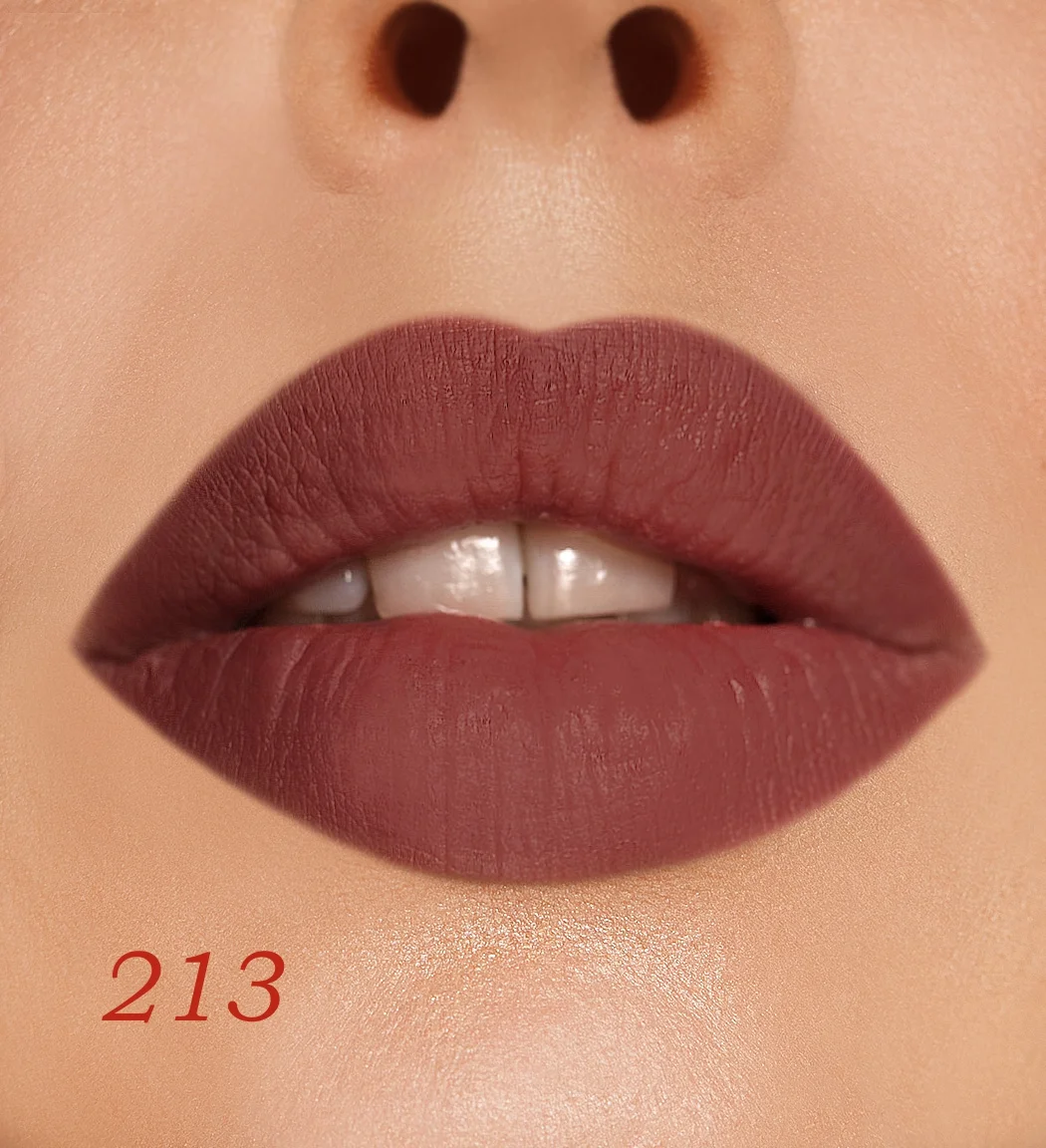 Бордовый карандаш для губ LUXVISAGE PIN-UP ultra matt