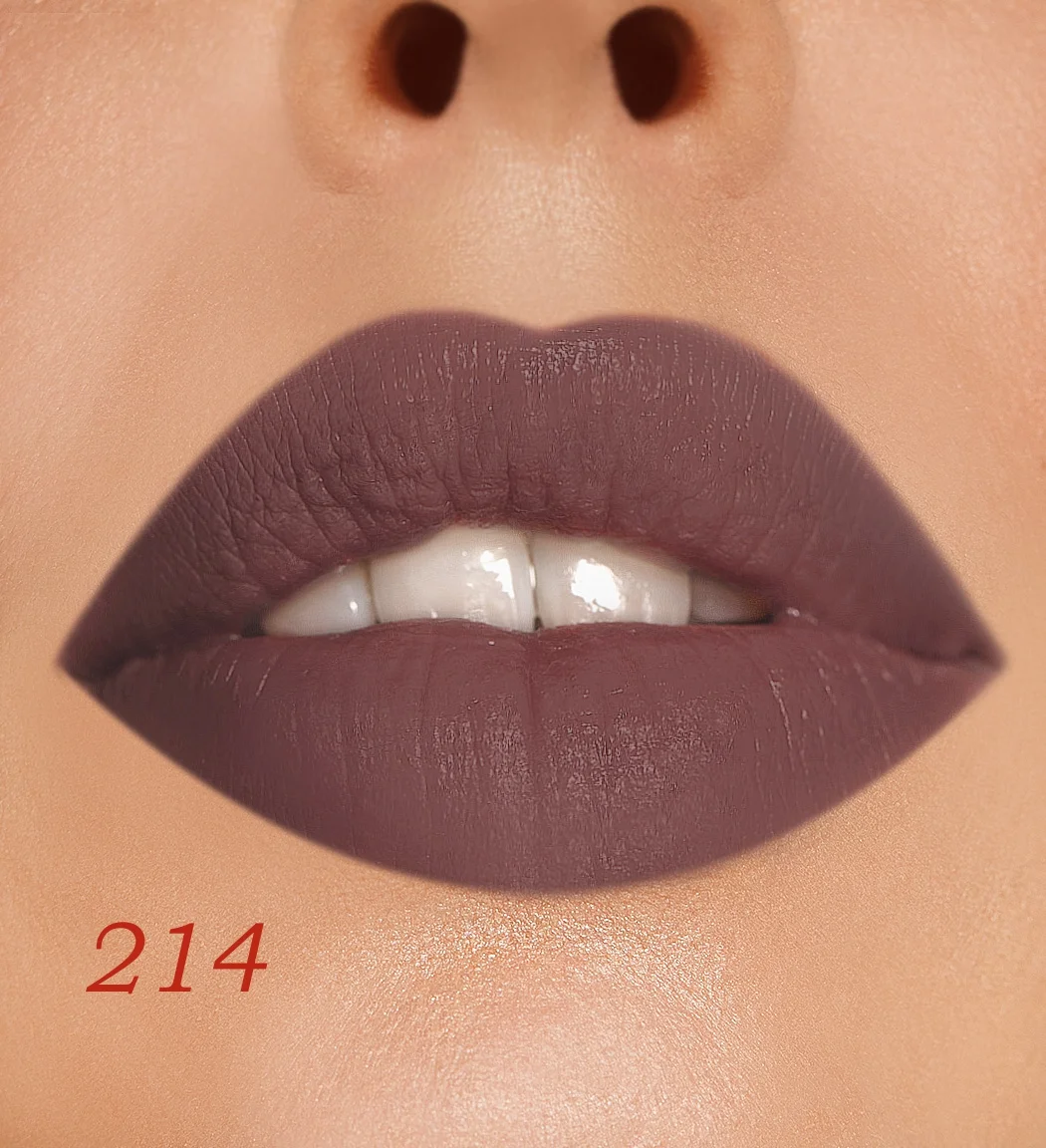 Золотистый хаки карандаш для губ LUXVISAGE PIN-UP ultra matt