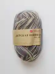 Серый меланж пряжа "Пехорка" Детская новинка