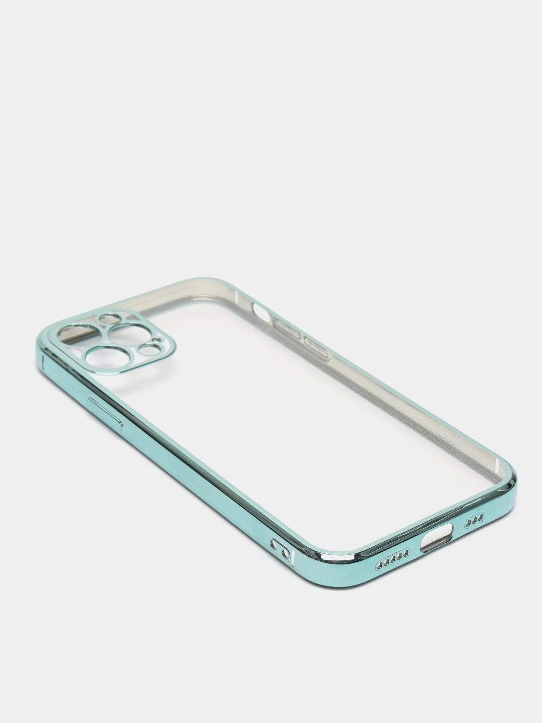 Бирюзовый прозрачный чехол Apple iPhone 7/8/SE2/11Pro/12pro