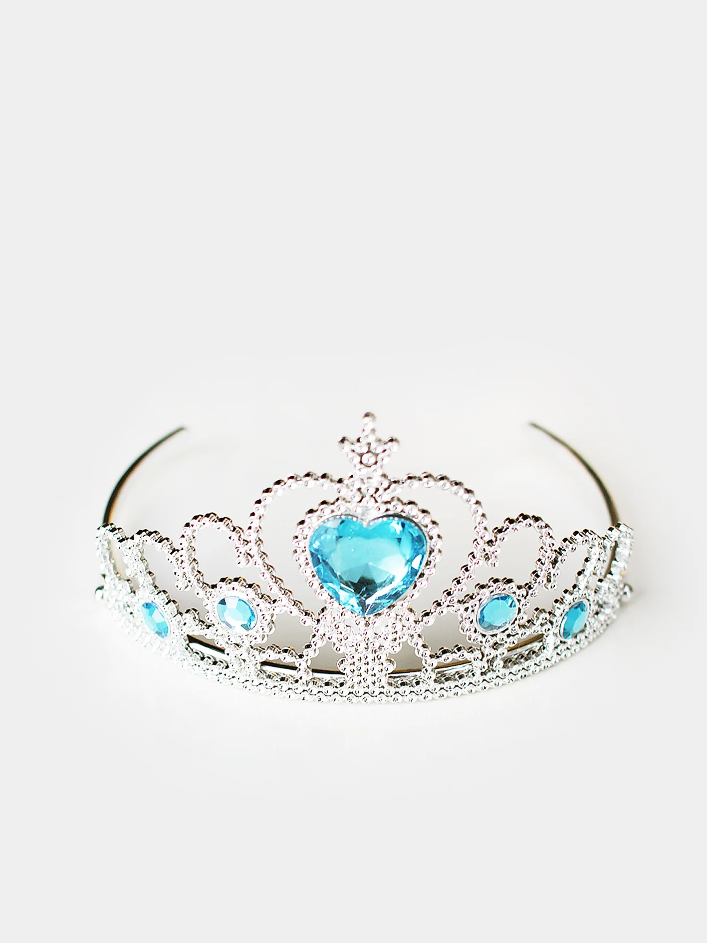 Серебряный детские украшения, корона с палочкой, косичка Эльзы, серьги, бусы