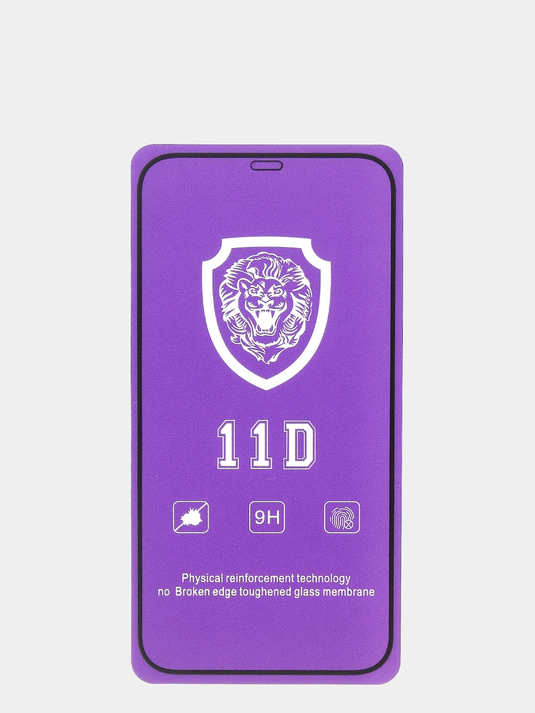 Черный защитное стекло для iPhone 12 ProMax