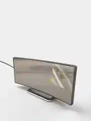 Красный часы - будильник настольные, зеркальные, электронные   DT-6507
