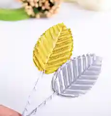 Аметистовый листья искусственные на проволоке