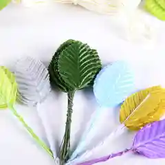 Аметистовый листья искусственные на проволоке