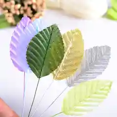 Аметистовый листья искусственные на проволоке
