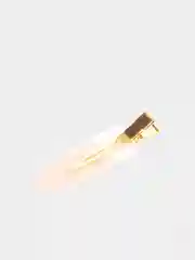 Белый зажим для волос, бесшовный
