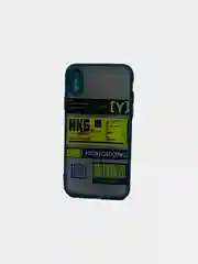 Аметистовый чехол противоударный с защитой камеры с принтом iPhone X/XS / iPhone 11 / iPhone 11 Pro