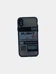 Багровый чехол противоударный с защитой камеры с принтом iPhone X/XS / iPhone 11 / iPhone 11 Pro