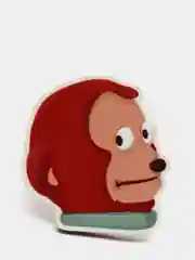 Значок деревянный "Monkey Puppet"