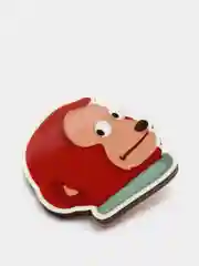 Значок деревянный "Monkey Puppet"