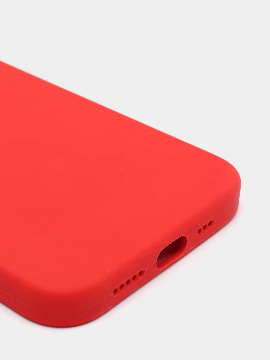 Красный чехол однотонный iPhone XR 12 Pro Max mini