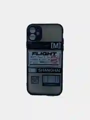 Багровый чехол противоударный с защитой камеры с принтом iPhone X/XS / iPhone 11 / iPhone 11 Pro