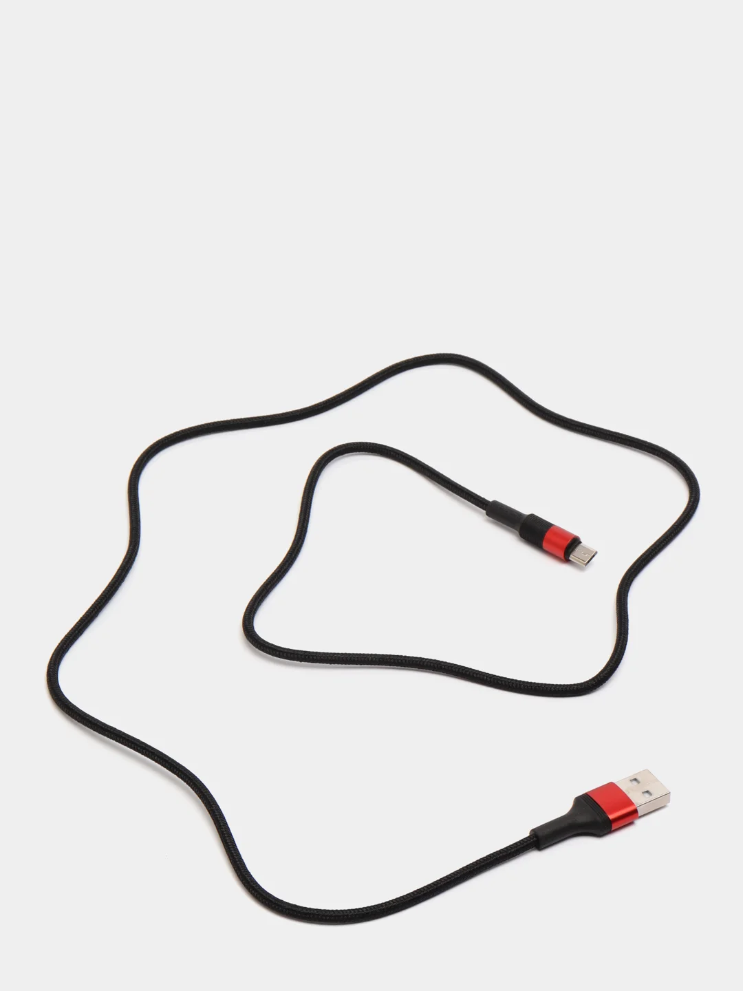 Красный кабель зарядный Borofone BX21 Micro-USB, для Android