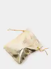 Мешочек из парчи золотистый 9*7 см