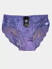 Аметистовый кружевные женские трусы