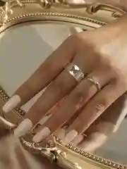 Серебряный парные кольца с бабочкой