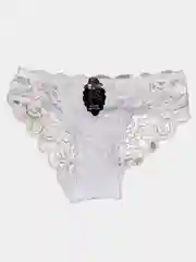 Белый трусы женские кружевные