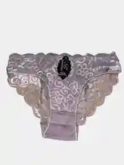 Коралловый меланж трусы женские кружевные