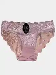 Кораллово-розовый трусы женские кружевные