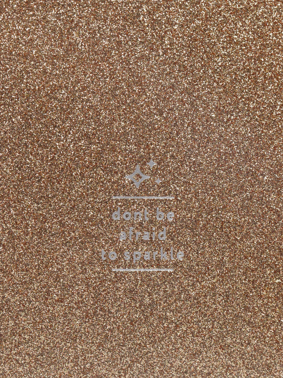 Тетрадь A5 48л, сшивка, в точку, кожзам с блестками, золотой, BRAUBERG SPARKLE, 403854