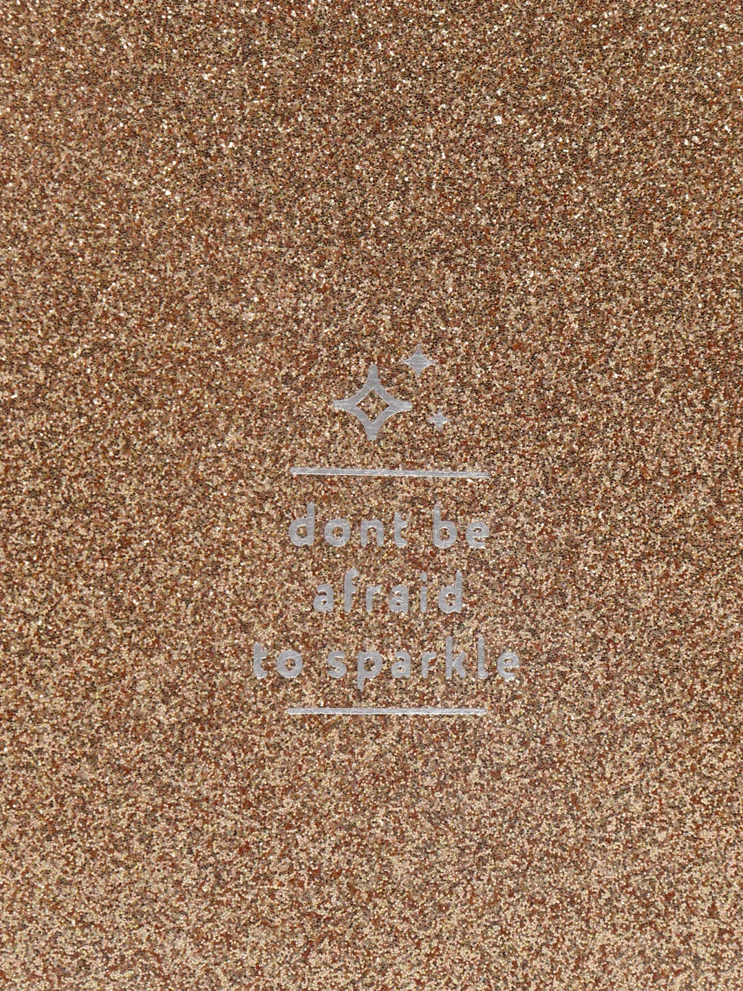 Тетрадь A5 48л, сшивка, клетка, кожзам с блестками, золотой, BRAUBERG SPARKLE, 403851