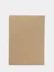 Тетрадь B5 60л, клетка, экокожа под лён, бежевый, BRAUBERG PASTEL, 403874