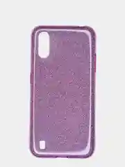 Сиреневый чехол Samsung Galaxy A01 / M01, Самсунг Галакси А01 / М01 блестящий сияющий