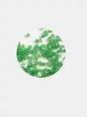 Зеленый бисер стеклянный 30 грамм