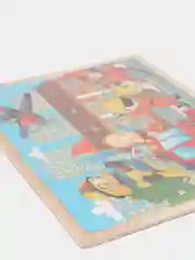 Красный мозайка из дерева
