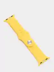 Желтый ремешок для Apple Watch 2, 3, 4, 5, 6 и SE, силиконовый