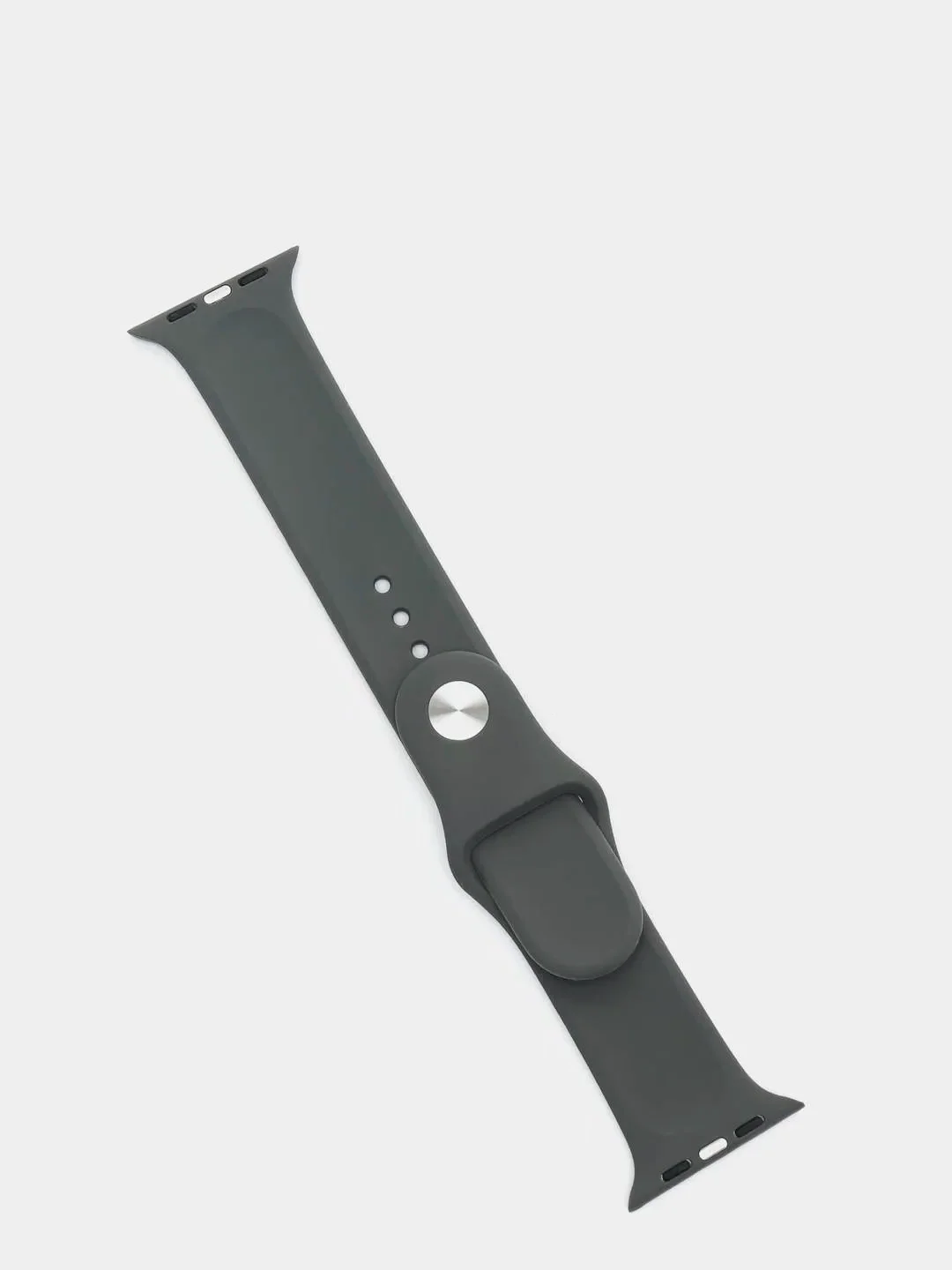 Угольный ремешок для Apple Watch 2, 3, 4, 5, 6 и SE, силиконовый
