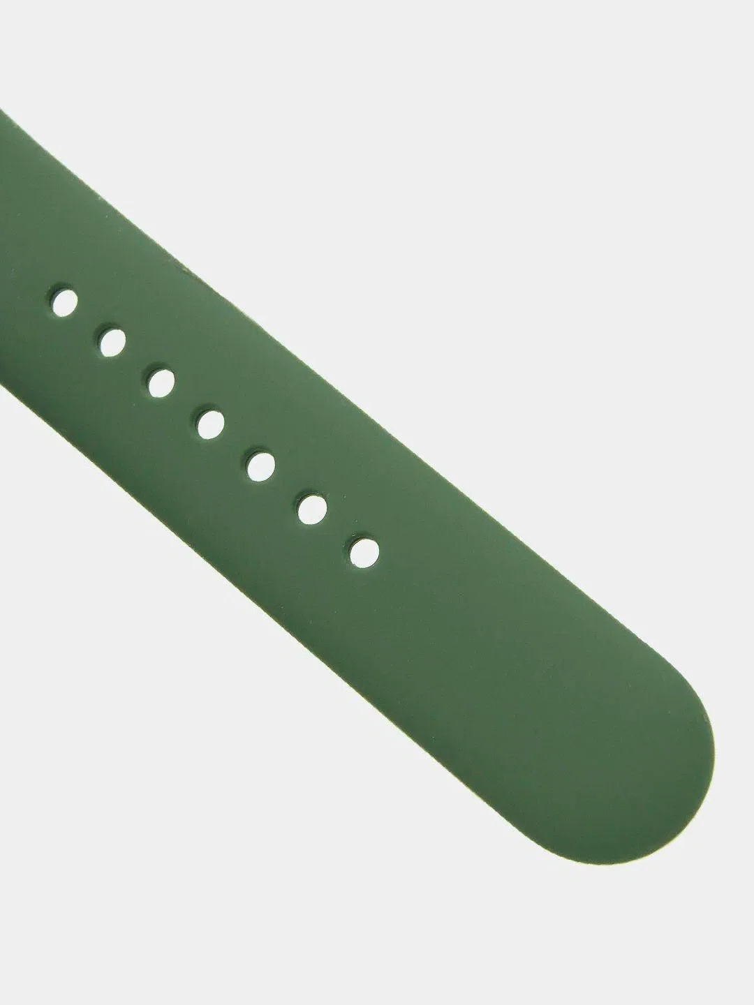 Лесной зеленый ремешок для Apple Watch 2, 3, 4, 5, 6 и SE, силиконовый