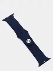 Синий меланж ремешок для Apple Watch 2, 3, 4, 5, 6 и SE, силиконовый
