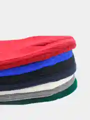 Белый шапка вязанная тёплая зимняя демисезонная осень унисекс мужская женская