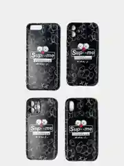 Красный чехол для iPhone 7,8, 7 Plus, 11, XR, 12, 12 Pro, Max, с ярким принтом