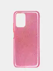 Розовый чехол Xiaomi Redmi Note 10 / Redmi Note 10S / Poco M5s, Редми Нот 10, блестящий сияющий