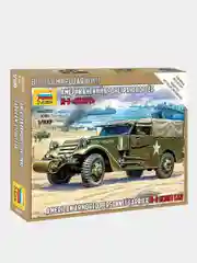 Модель сборная из пластика 1:100 Бронетранспортер M-3 "Scout" WWII US