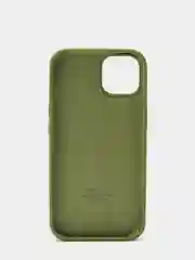 Лесной зеленый чехол Silicone Case для iPhone 13 с закрытым низом