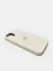 Бежевый чехол Silicone Case для iPhone 13 с закрытым низом