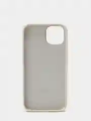Бежевый чехол Silicone Case для iPhone 13 с закрытым низом