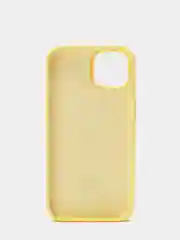 Желтый чехол Silicone Case для iPhone 13 с закрытым низом