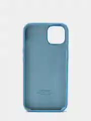 Синий чехол Silicone Case для iPhone 13 с закрытым низом