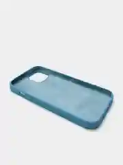 Синий чехол Silicone Case для iPhone 13 с закрытым низом