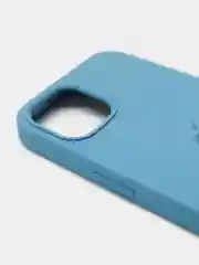 Синий чехол Silicone Case для iPhone 13 с закрытым низом