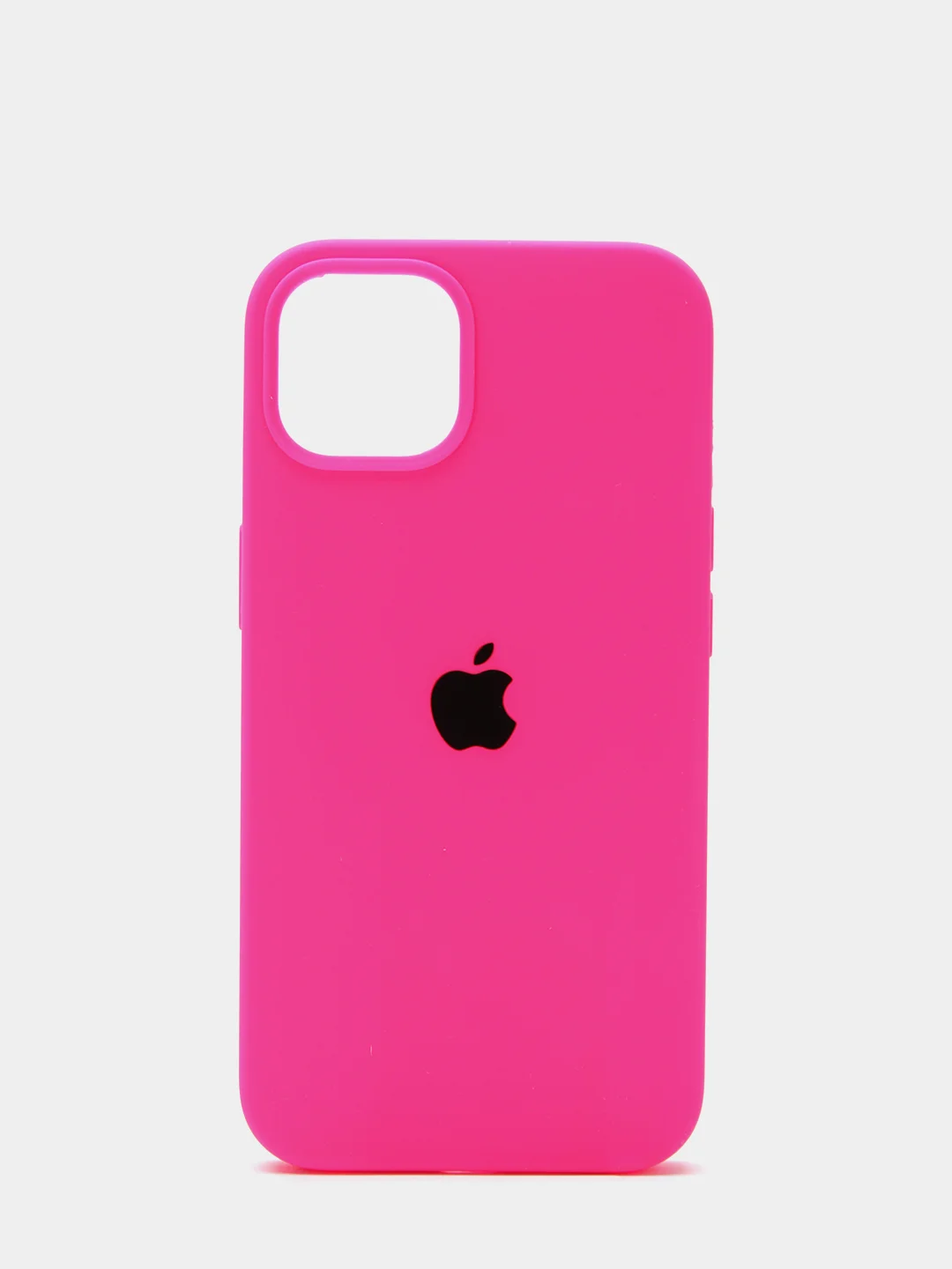 Фуксия чехол Silicone Case для iPhone 13 с закрытым низом