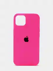 Фуксия чехол Silicone Case для iPhone 13 с закрытым низом