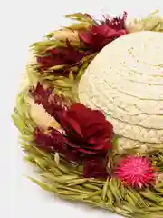 Багровый декоративное настенное украшение Lillo "Шляпа", 23 см